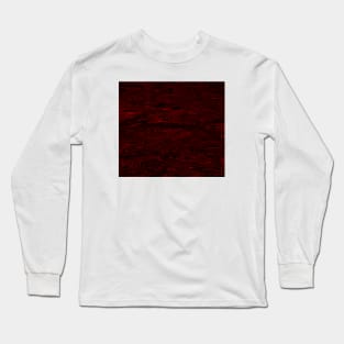 red and black marble Long Sleeve T-Shirt